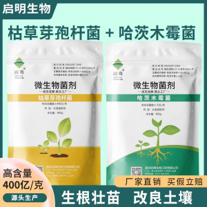 枯草芽孢菌杆菌农用哈茨木霉菌黄腐酸钾微生物菌剂甲亢素水溶肥料